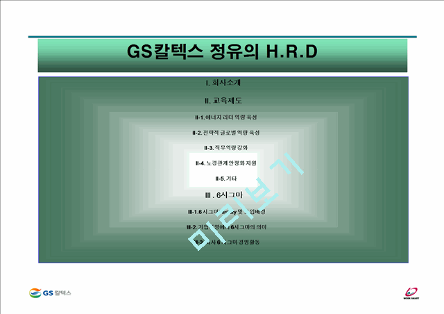 [HRD]GS칼텍스 정유의 HRD.ppt